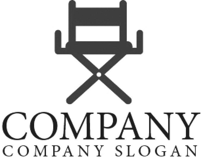 画像4: 椅子・ディレクターチェア・ロゴ・マークデザイン437 (4)