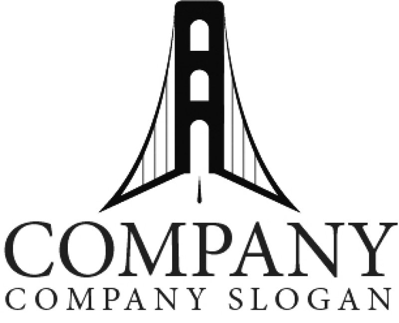 画像4: 橋・吊り橋・道・ロゴ・マークデザイン443 (4)