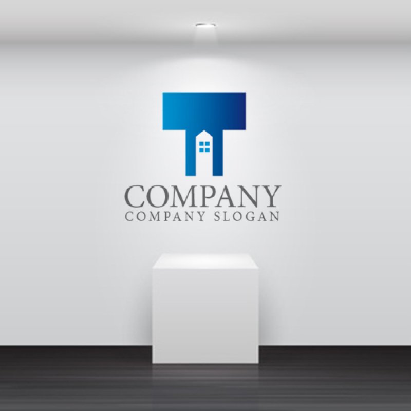 画像2: T・ビル・家・ロゴ・マークデザイン466 (2)