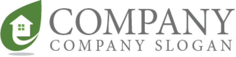 画像5: 家・葉・成長・ロゴ・マークデザイン472 (5)