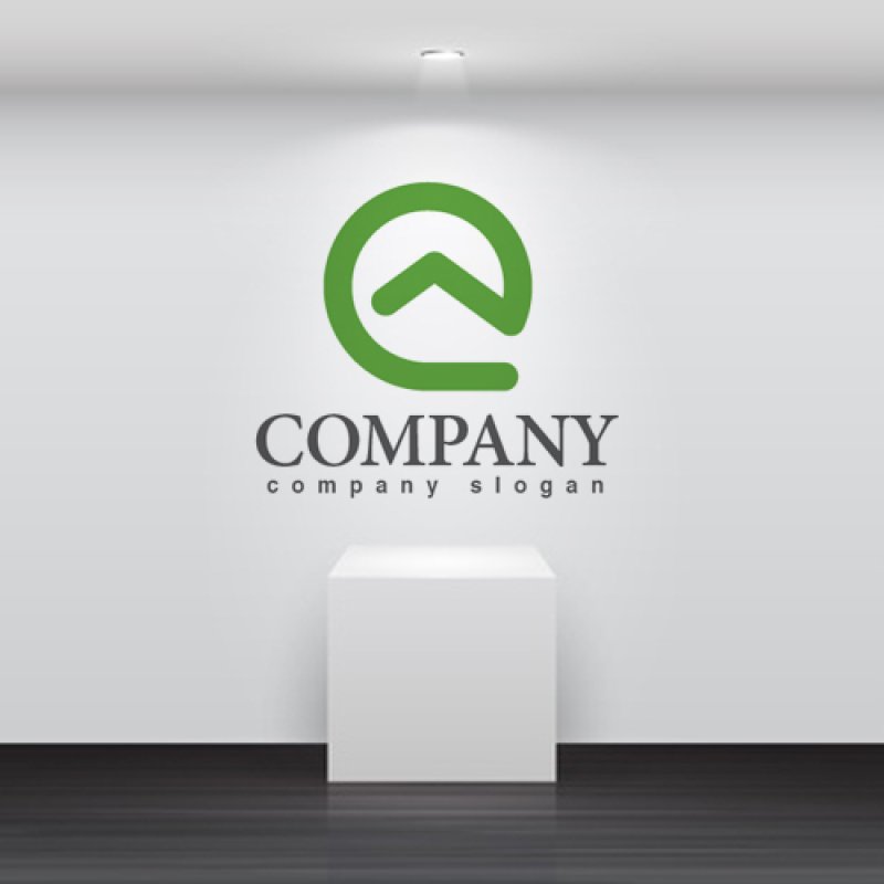 画像2: 家・e・屋根・輪・ロゴ・マークデザイン493 (2)