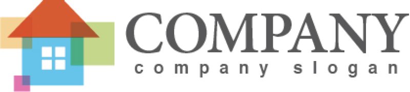 画像5: 家・窓・色・ロゴ・マークデザイン499 (5)