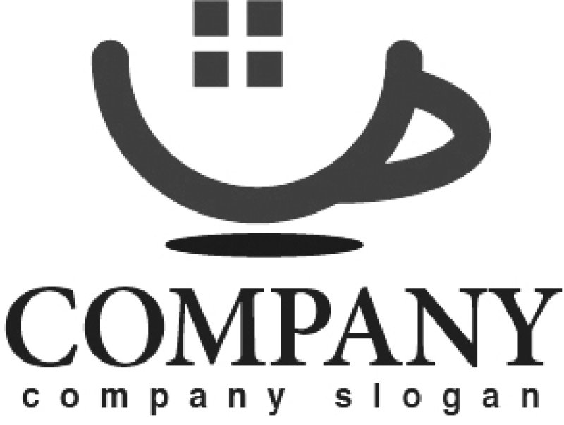 画像4: 家・コーヒーカップ・窓・ロゴ・マークデザイン522 (4)