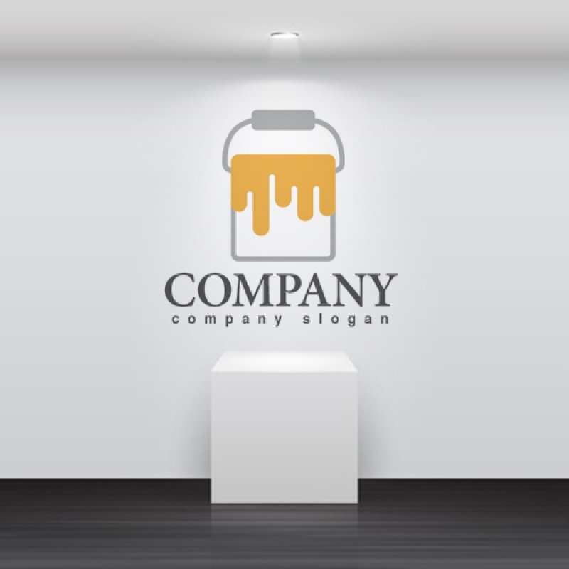 画像2: 塗装・ペンキ・バケツ・ロゴ・マークデザイン523 (2)