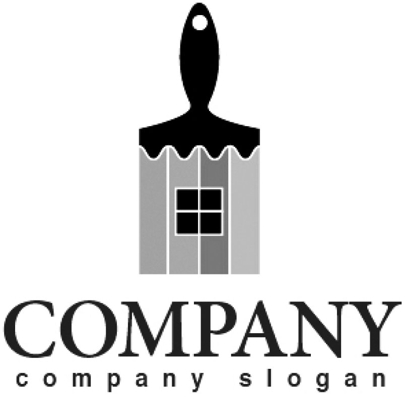 画像4: 家・ハケ・色・窓・ロゴ・マークデザイン524 (4)