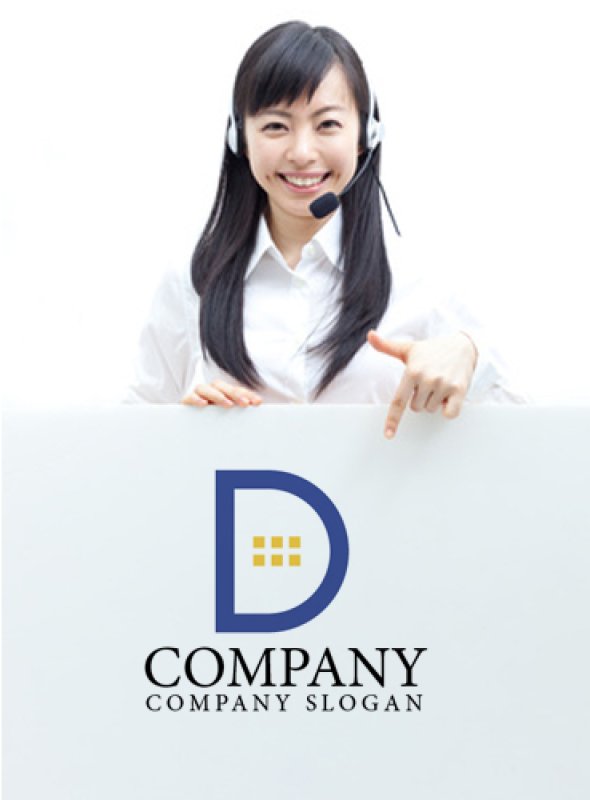 画像3: 家・ビル・D・アルファベット・窓・ロゴ・マークデザイン568 (3)