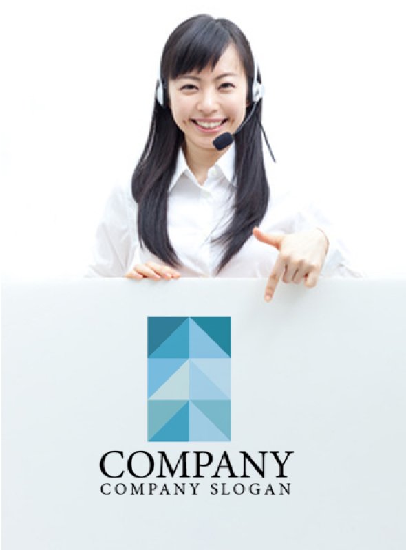 画像3: 家・ブロック・四角・ロゴ・マークデザイン570 (3)