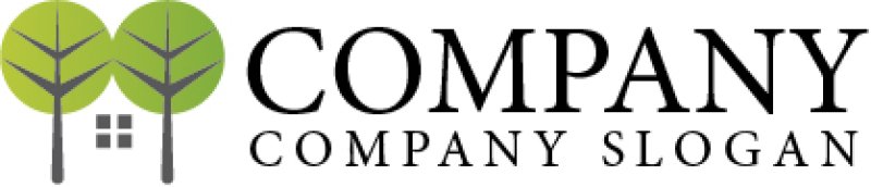 画像5: 家・木・窓・ロゴ・マークデザイン611 (5)