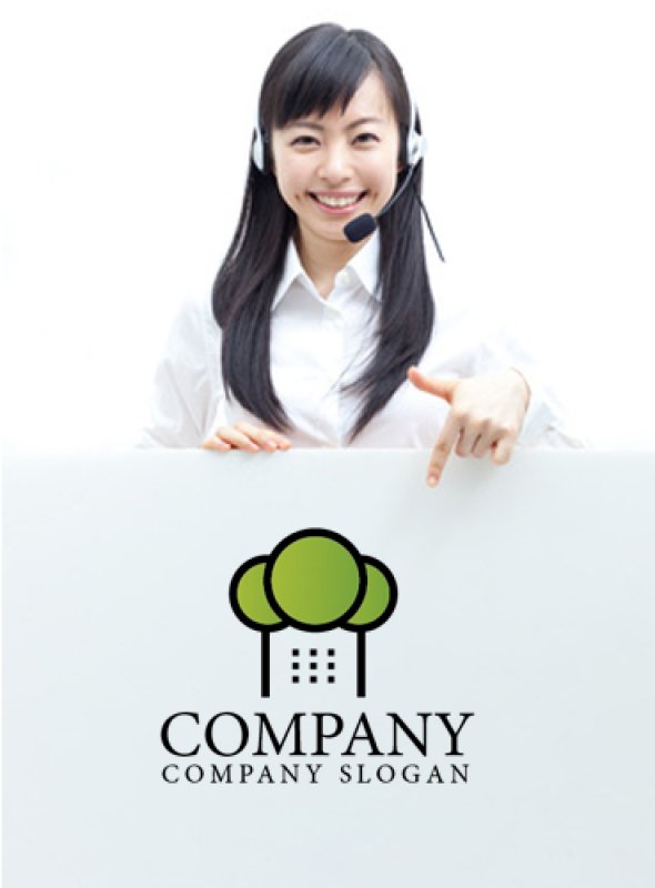 画像3: 家・木・窓・ビル・ロゴ・マークデザイン612 (3)