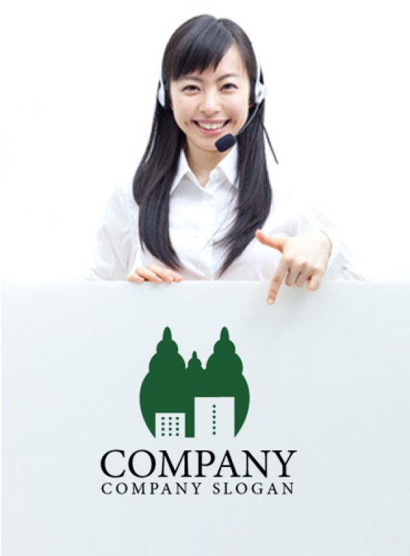 画像3: 森・ビル・街・ロゴ・マークデザイン613 (3)