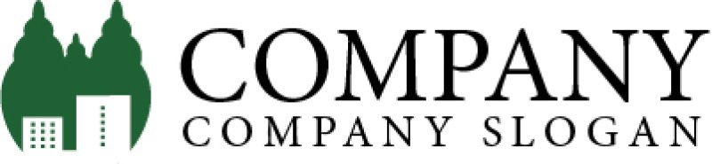 画像5: 森・ビル・街・ロゴ・マークデザイン613 (5)