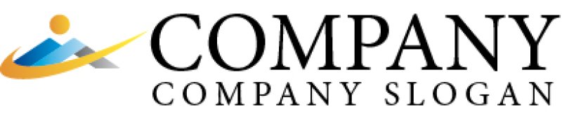 画像5: 屋根・人・山・曲線・上昇・グラデーション・ロゴ・マークデザイン641 (5)