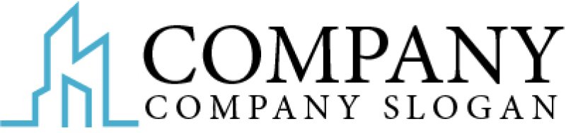 画像5: ビル・街・線・スカイライン・ロゴ・マークデザイン646 (5)