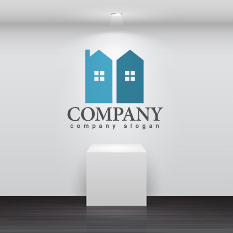 画像2: 家・M・集合・アルファベット・ロゴ・マークデザイン656 (2)