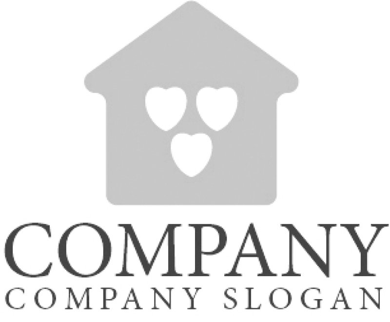 画像4: 家・ハート・クリーン・ロゴ・マークデザイン668 (4)