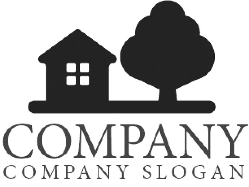 画像4: 家・木・窓・ロゴ・マークデザイン670 (4)