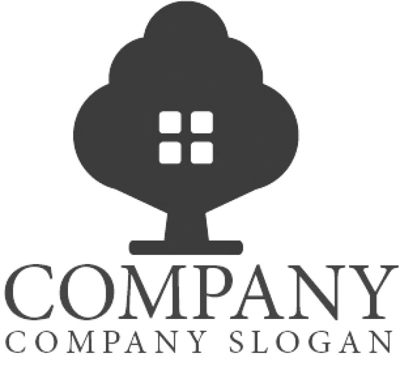 画像4: 家・木・窓・ロゴ・マークデザイン671 (4)