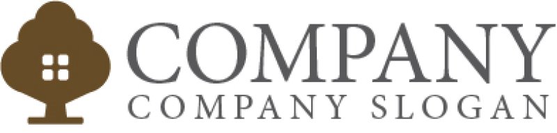 画像5: 家・木・窓・ロゴ・マークデザイン671 (5)