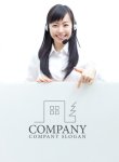 画像3: ビル・家・木・線・ロゴ・マークデザイン681 (3)