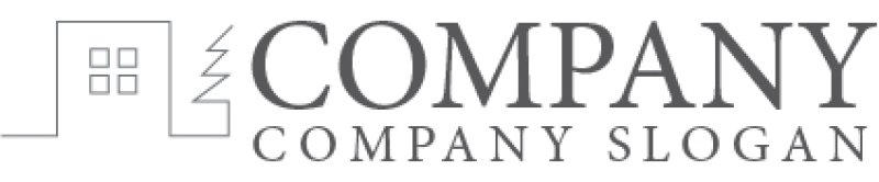 画像5: ビル・家・木・線・ロゴ・マークデザイン681 (5)