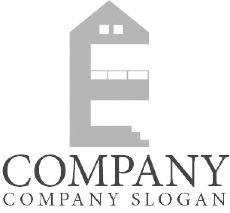 画像4: 家・E・2階・ロゴ・マークデザイン704 (4)