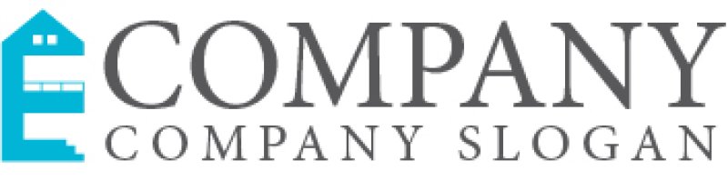 画像5: 家・E・2階・ロゴ・マークデザイン704 (5)