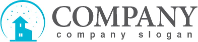 画像5: 家・スノードーム・雪・ロゴ・マークデザイン719 (5)