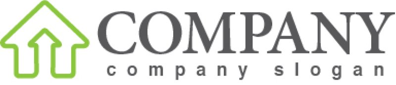 画像5: 家・矢印・上昇・ロゴ・マークデザイン744 (5)