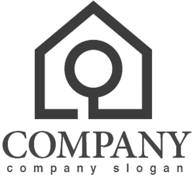 画像4: 家・虫眼鏡・検索・ロゴ・マークデザイン751 (4)