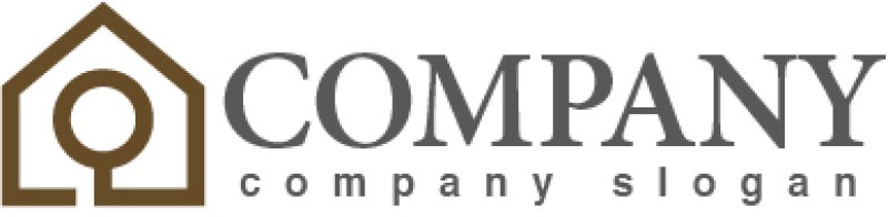 画像5: 家・虫眼鏡・検索・ロゴ・マークデザイン751 (5)