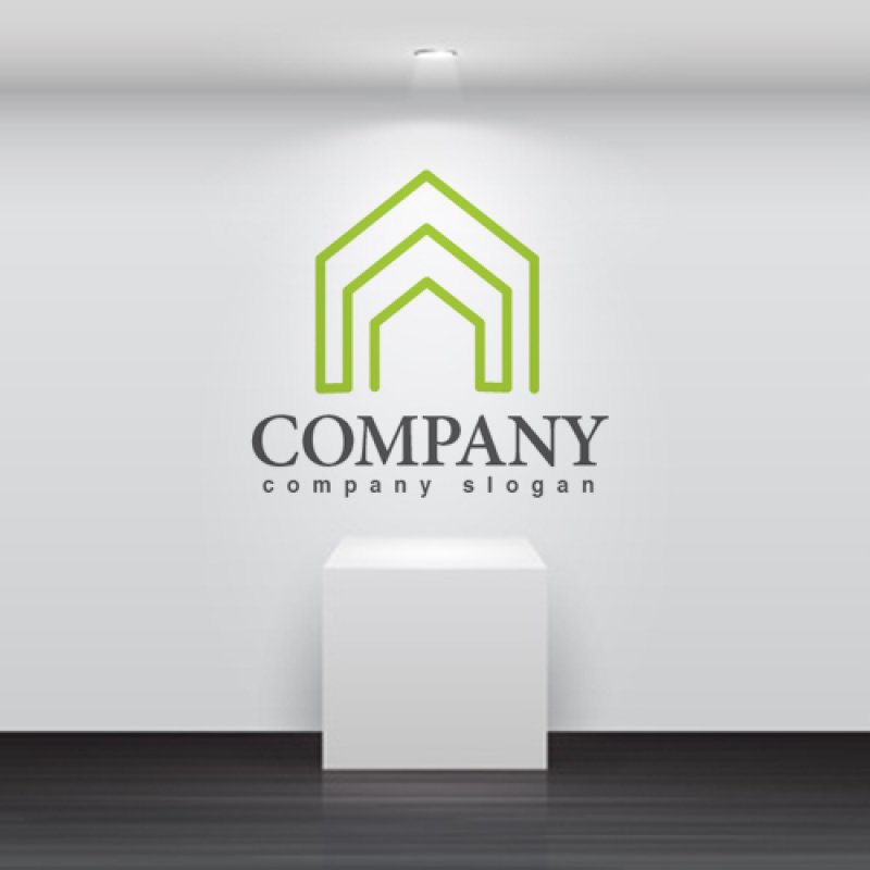 画像2: 家・線・拡大・ロゴ・マークデザイン761 (2)