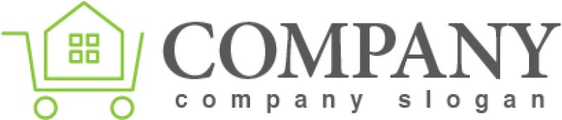 画像5: 家・買い物・カート・ロゴ・マークデザイン765 (5)