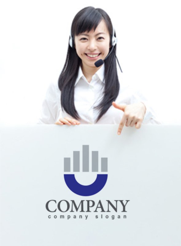 画像4: ビル・街・輪・ロゴ・マークデザイン774 (4)