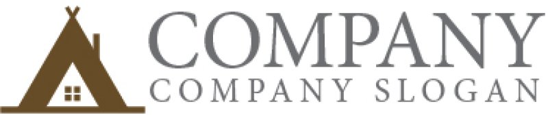 画像3: 家・テント・キャンプ・ロゴ・マークデザイン783 (3)