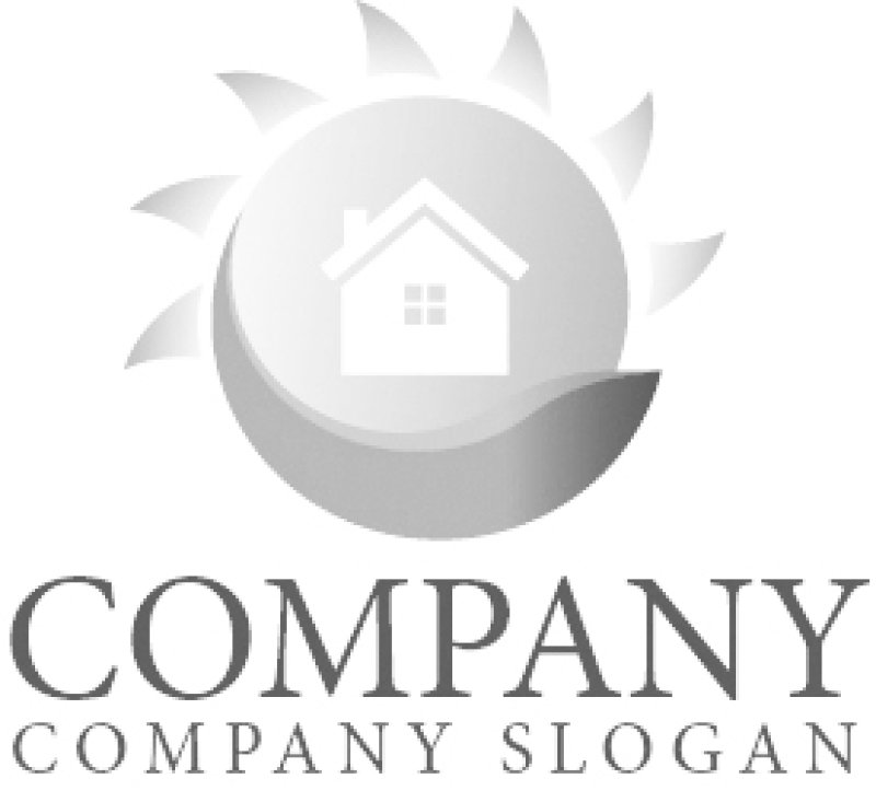 画像4: 家・太陽・ロゴ・マークデザイン788 (4)