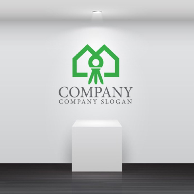 画像3: 家・測量・ロゴ・マークデザイン790 (3)