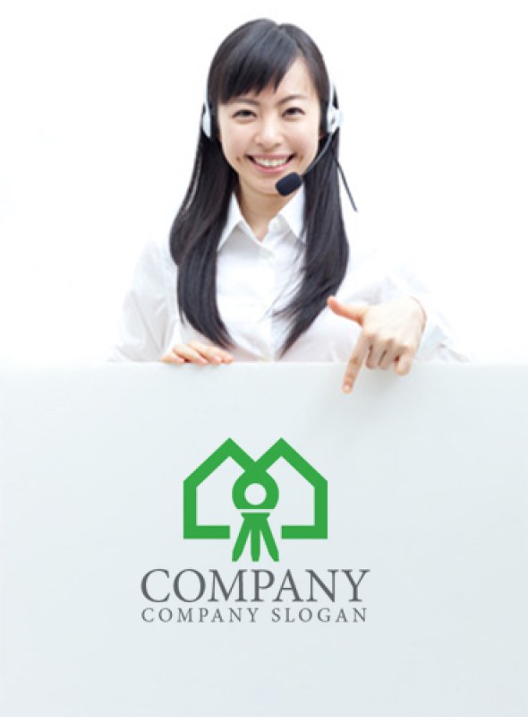 画像4: 家・測量・ロゴ・マークデザイン790 (4)