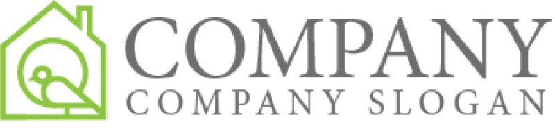 画像6: 家・鳥・輪・ロゴ・マークデザイン828 (6)