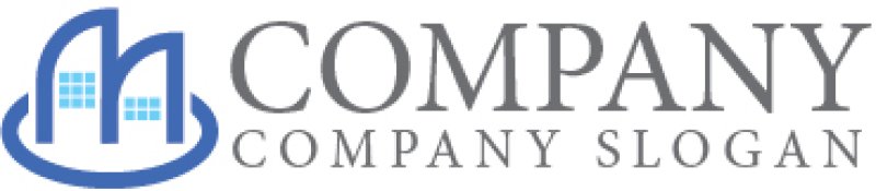 画像6: M・ビル・輪・街・ロゴ・マークデザイン838 (6)