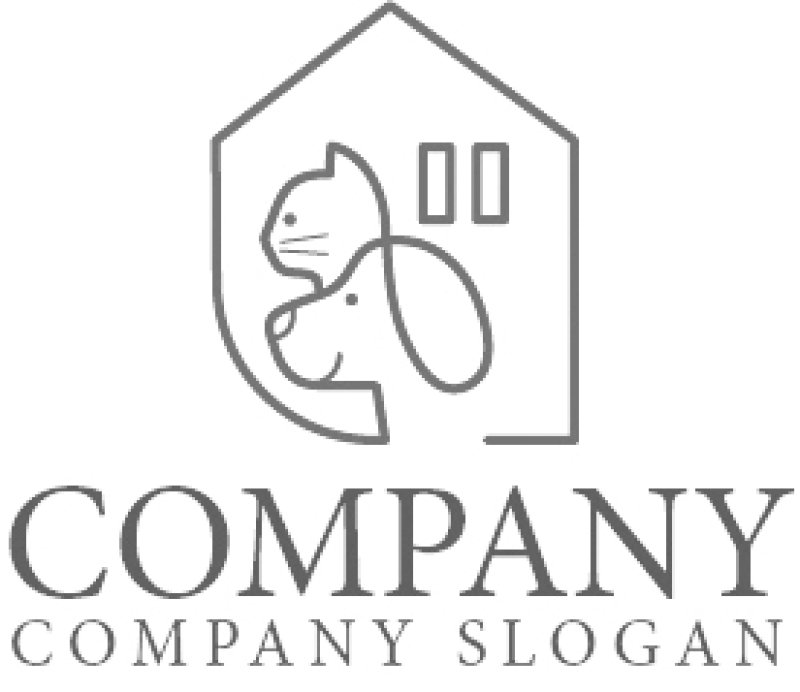 画像5: 犬・家・ねこ・ロゴ・マークデザイン847 (5)