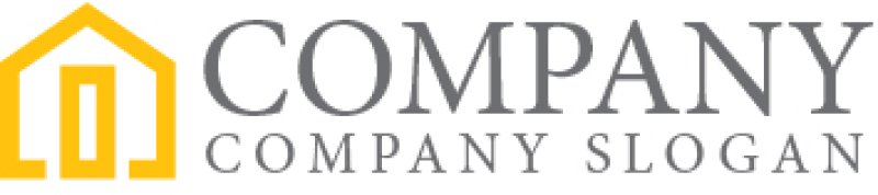 画像6: 家・O・ドア・ロゴ・マークデザイン855 (6)