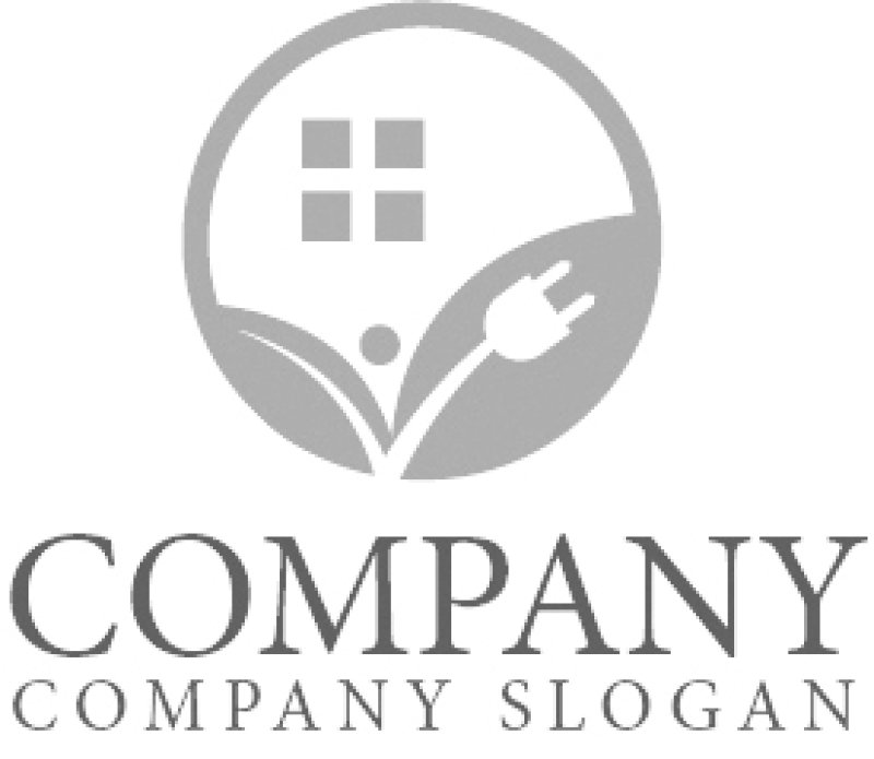 画像5: 家・輪・葉・コンセント・ロゴ・マークデザイン859 (5)