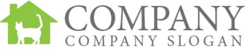 画像6: 家・猫・ロゴ・マークデザイン860 (6)