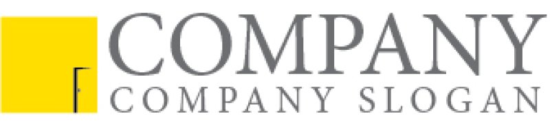 画像6: 家・四角・ドア・ロゴ・マークデザイン866 (6)