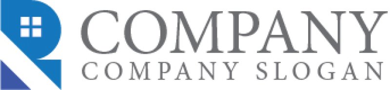 画像6: 家・R・窓・ロゴ・マークデザイン867 (6)