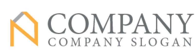 画像6: 家・N・アルファベット・ロゴ・マークデザイン869 (6)