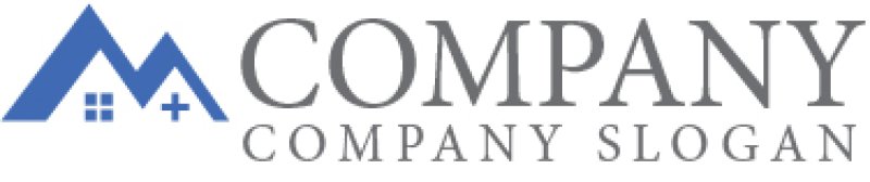 画像6: 家・M・+・屋根・ロゴ・マークデザイン871 (6)