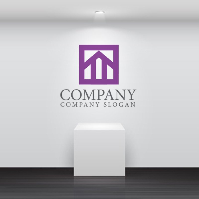 画像4: 家・T・矢印・アルファベット・ロゴ・マークデザイン880 (4)