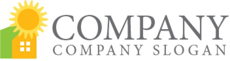 画像6: 家・太陽・ロゴ・マークデザイン903 (6)