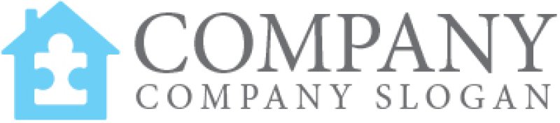 画像6: パズル・家・ロゴ・マークデザイン909 (6)